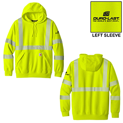 CARHARTT ANSI 107 CLASS 3 HOODED SWEATSHIRT