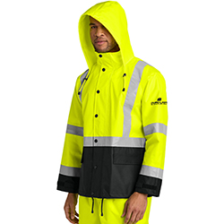 CORNERSTONE ANSI 107 CLASS 3 RAIN JACKET