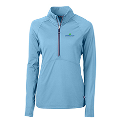 C&B ADAPT ECO KNIT STRETCH 1/2 ZIP - LADIES
