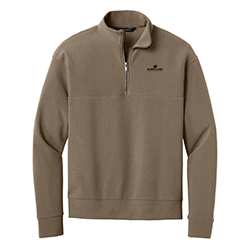 M+M LINEAR TEXTURE ¼ ZIP - MENS
