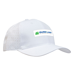 WHITE POLY TWILL CAP