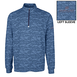 C&B TRAVERSE STRETCH ECO CAMO 1/4 ZIP - MENS