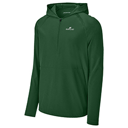 SPORT TEK 1/2 ZIP HOODED JACKET - MENS