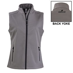CLIQUE TEMPO STRETCH FULL ZIP SOFTSHELL VEST