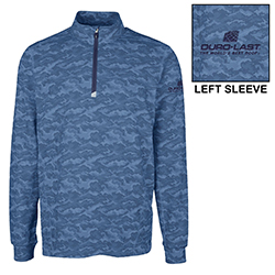 C&B CAMO PRINT STRETCH 1/4 ZIP MENS TALL